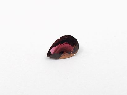 TOURMALINE pinkish purple , poire , Mozambique...