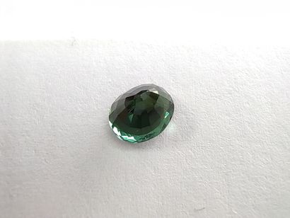 TOURMALINE verte ovale, 	Mozambique	, 1.14...