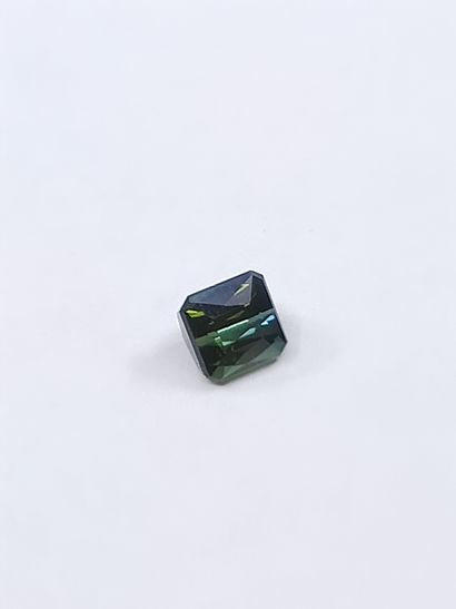 TOURMALINE verte taille émeraude, 	Mozambique	,...