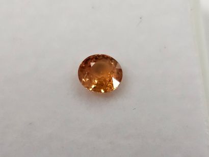 SAPHIR yellow , round , Tanzania , 0,56 Carats,...