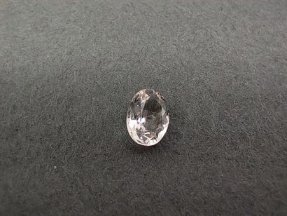 MORGANITE light pink peach VS ovale, 	Madagascar	,...