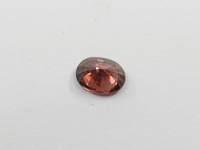 ZIRCON brillant imperial champagne VS Tanzanie...