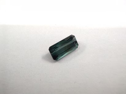 TOURMALINE verte taille 	émeraude, Mozambique,...