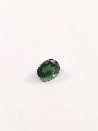 TOURMALINE verte ovale, 	Mozambique	, 1.14...