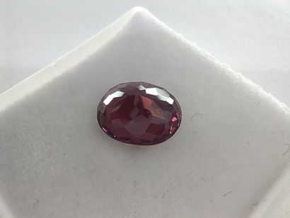 GRENAT purplish pink rhodolite VVS Madagascar...