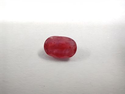 SAPHIR reddish orange ovale, 	Mozambique	,...