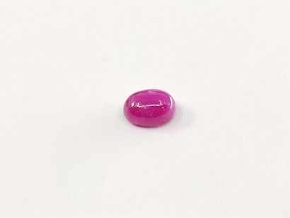RUBIS pinkish rouges cabochon, Tanzanie 	,...