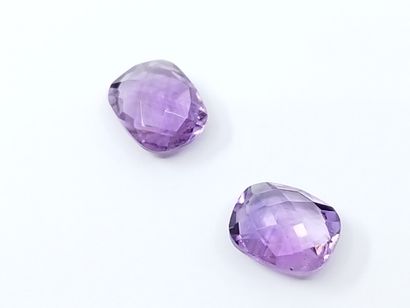 AMETHYSTE purple Nbr 2 , cushion , Brazil...