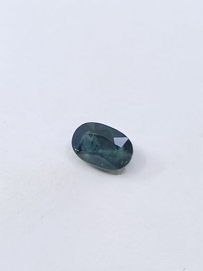 SAPHIR greenish bleu ovale, 	Australie, 	3.17...