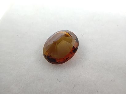TOURMALINE orange Nigeria oval
Dim: 6.6mm...