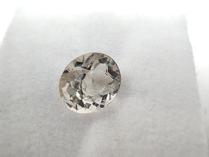 TOURMALINE yellow VVS Mozambique oval 
Dim:...