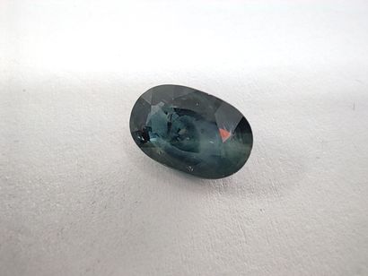 SAPHIR greenish bleu ovale, 	Australie, 	3.17...
