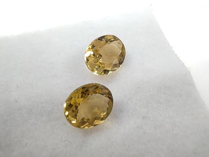 TOURMALINE yellow Nbr 2 Mozambique ovale
Dim...