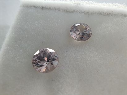 DEUX ZIRCON gentle heat champagne Tanzanie...