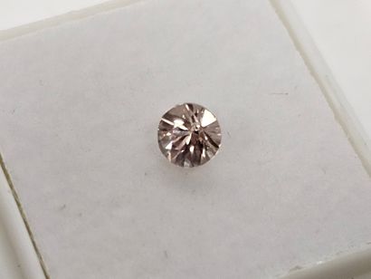 ZIRCON Heat pink, round, 0,65 Carats, Diam:...