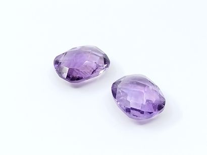 AMETHYSTE purple Nbr 2 , cushion , Brazil...