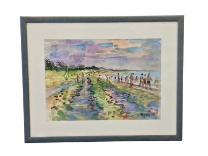 FAGARD
Animated beach scene
Watercolor on...