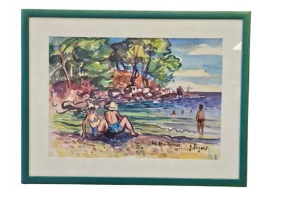 FAGARD
The two grannies
Watercolor on paper,...
