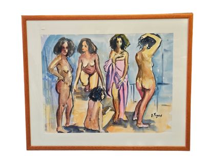 FAGARD
Monia at the dance 
Watercolor on...