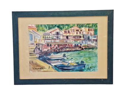 FAGARD
The little port of Mejean
Watercolor...