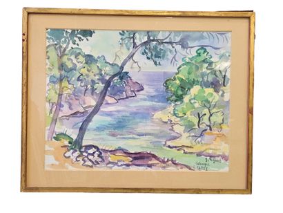 FAGARD 
Calanque de Cassis
Aquarelle sur...