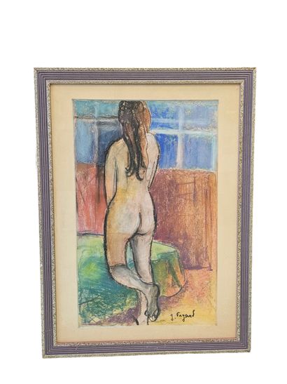 FAGARD
Back nude
Pastel on framed and glazed...