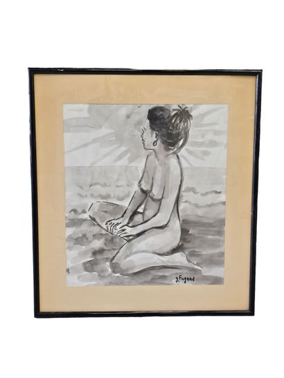 FAGARD
Sabrina at the break
Framed and glazed...