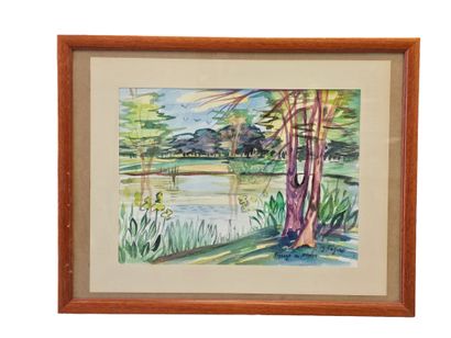 FAGARD
Landscape in Kenya
Watercolor on paper,...