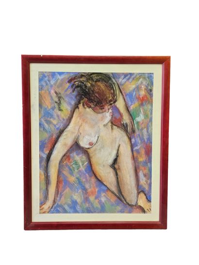 FAGARD
Nu allongé
Pastel sur papier encadré...