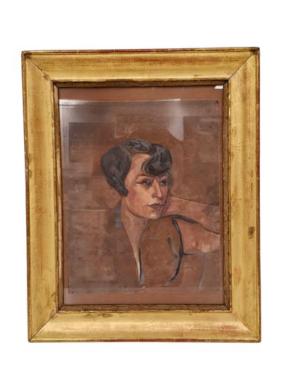 French school Xxeme siecle
Portrait of a...