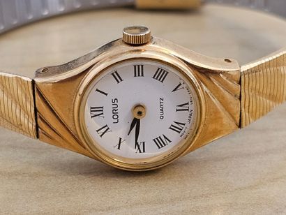 LORUS
Quartz ladies' watch in gold-plated...
