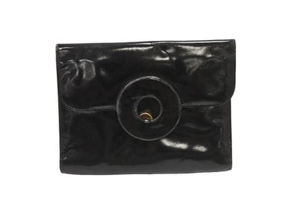 BLACK POCKET with flap