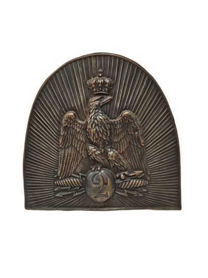 Shako crowned eagle plate N°2