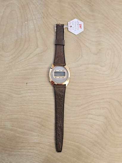 JAZ
Quartz chronograph watch with LCD display...