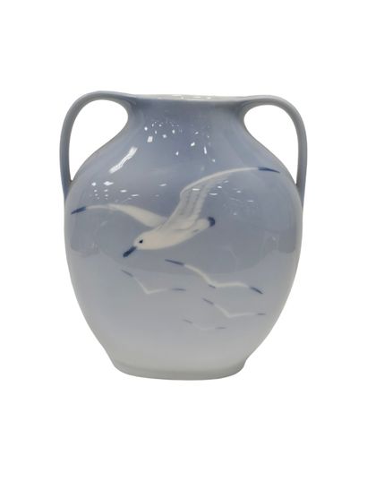 ROYAL COPENHAGEN
White porcelain two-handled...