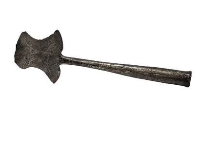 Part of a wrought-iron halberd or lance
Damage...