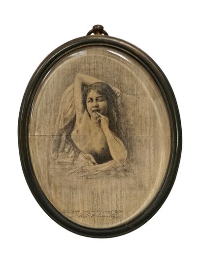 Krassour ?
Graphite drawing on paper depicting...