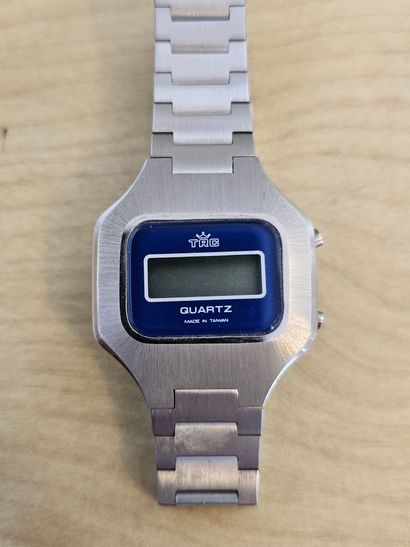 TRC
Quartz watch with LCD display, steel...