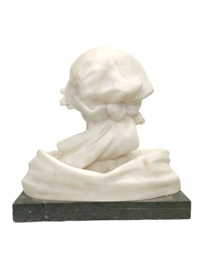 A. CIPRIANI (XIX-XX)
Carrara marble bust...