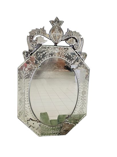 FRENCH WORK 20th century
Venetian-style mirror...