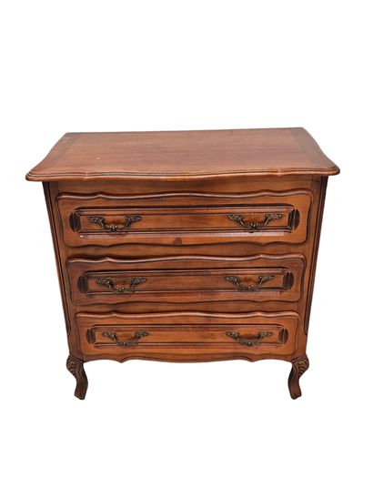 Louis XV style chest of drawers opening with...