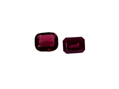 Two red stones