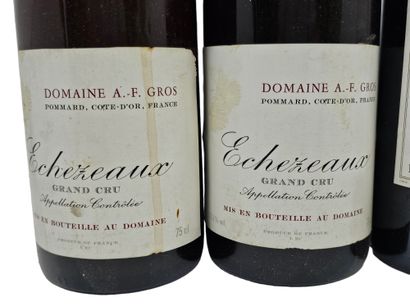 Set of eight bottles including
alox corton...