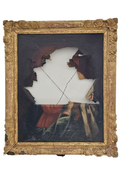 18th century French work
Maternity scene
Oil...