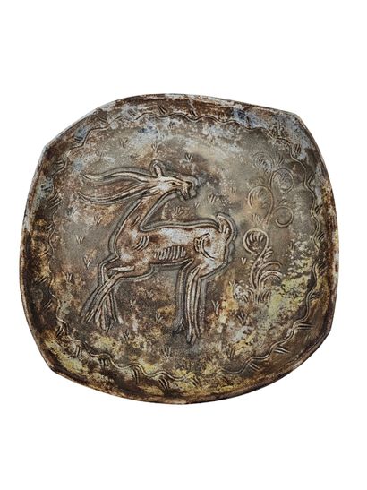 A KOSTANDA-VALLAURIS (1924-)
Ceramic plate...