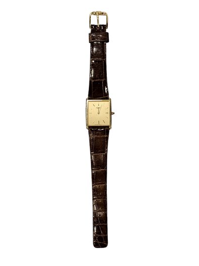 SEIKO 
Wristwatch, rectangular case in gilded...