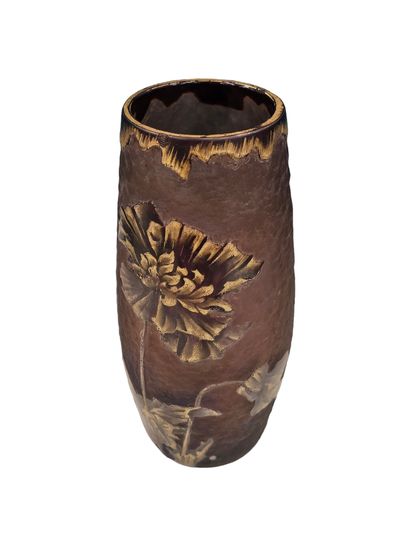 MONTJOIE
Cylindrical vase in frosted glass...