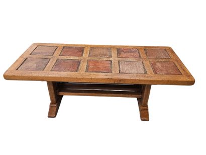 DE TONGE
Rectangular Brutalist coffee table...