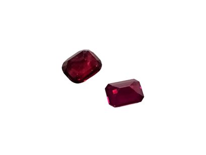 Two red stones