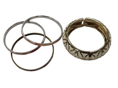 SET OF FOUR FANCY BRACELETS
